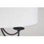 Kira Home Quinn 21'' Traditional 5-Light Chandelier + White Linen Drum Shade, Oil-Rubbed Bronze Finish