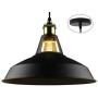 B2ocled Retro Pendant Light Industrial Vintage Style 1-Light E26/E27 Based Pendant Lighting for Living Room bar Cafe Restaurant