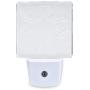 Red LED Night Light for Bedrooms & Bathrooms [Package of 2] - BioRhythm Safe(TM) - (Circle)