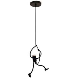 Mobestech Led Pendant Light Creative Cartoon Wrought Iron Ceiling Light Decorative Hanging Lamp for Dining Room Home Bedroom Living Room Cafe Bar