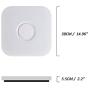 Upgrade Smartphone APP Ceiling Light Bluetooth Speaker with Remote,Dimmable RGB Color Changing, Daylight to The Warm Light, Music Ceiling Light Fixture for Bedroom Kids Room