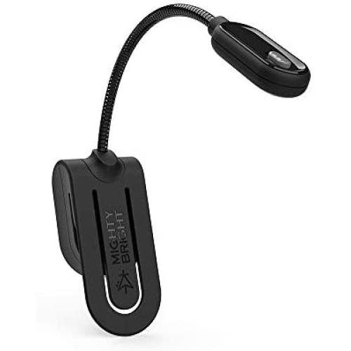 The Original Mighty Bright MiniFlex2 Book Light, Ultra Lightweight Reading Light, Portable Travel Light, 24 Hour Battery Life, Perfect for Kids, Bookworms, Reading in Bed (Black)