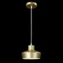 KRASTY Modern Gold Pendant Lamp Brass Barn Pendant Lighting, Industrial Mini Ceiling Pendant Light, Metal Dome Pendant Light for Living Room Bedroom Kitchen Dining Room Farmhouse Barn