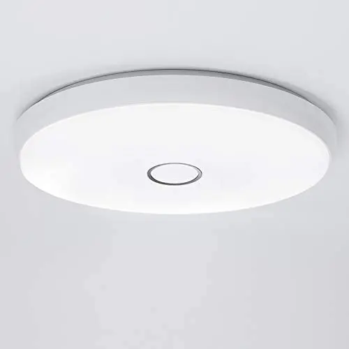 Airand 42W LED Ceiling Lights Flush Mount, 19.3in Round Ceiling Light Fixture, LED Light Fixture for Living Room, Bedroom, Kitchen, Dining Room, Office, 3800LM Ceiling Lamp, 5000K Daylight White