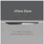 Ultra Slim 7 Inch LED Ceiling Light Fixture | Square Surface Mount 1100LM Dimmable Lighting for Kitchen, Bathroom, Bedroom, Closet, Porch | Luxurious ETL Flush Mount Light | Black Finish / 4000K