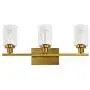 SGLfarmty Wall Vanity Lighting, 3 Light Wall Sconce Brass Bathroom Light Fixtures Over Mirror for Bathroom Dining Room Workshop Cafe SGLfarmty Wall Vanity Lighting, 3 Light Wall Sconce Brass Bathroom Light Fixtures Over Mirror for Bathroom Dining Room Workshop Cafe