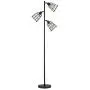 Modern Floor Lamp for Living Room Bright Lighting Tall Stand Up Lamp Farmhouse Rustic Industrial Black Tree Floor Lamps for Bedrooms, Office with Reading Light Standing Lamp