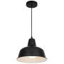 Black Industrial Pendant Lights Retro Farmhouse Hanging Ceiling Light Fixtures for Kitchen Island Bedroom Living Room Foyer… (Black in One)