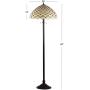 JONATHAN Y JYL8009A Lee Style 62'' LED Floor Lamp, Tiffany, Traditional for Bedroom, Living Room, Bronze