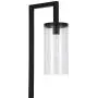 Henn&Hart FL0014 Modern farmhouse seeded floor lamp, One Size, Black