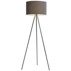 Modernluci Tripod Floor Lamp - Modern Tripod Lamp for Living Room, Bedroom, Office - Standing Tall Lamp with Shade - 59, Edison Style Bulb Included