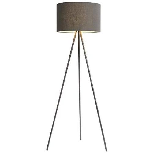 Modernluci Tripod Floor Lamp - Modern Tripod Lamp for Living Room, Bedroom, Office - Standing Tall Lamp with Shade - 59, Edison Style Bulb Included