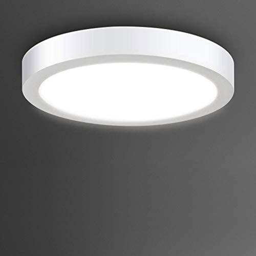 Flush Mount LED Ceiling Light Fixture-24W Soft Daylight Flat Round Surface Mounted Downlight Lamp Lighting for Closet/Bedroom/Dining Room/Kitchen/Kids Room/Dorm Room Flush Mount LED Ceiling Light Fixture-24W Soft Daylight Flat Round Surface Mounted Downlight Lamp Lighting for Closet/Bedroom/Dining Room/Kitchen/Kids Room/Dorm Room