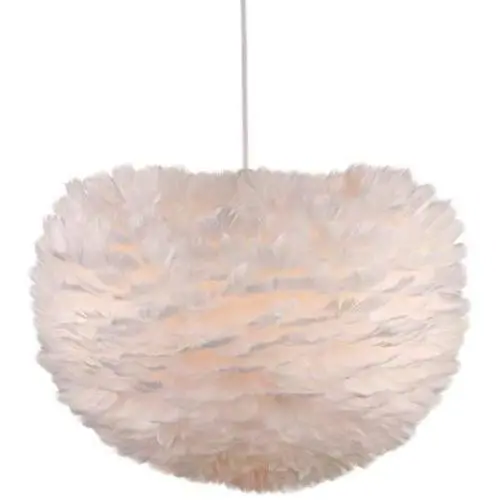 Newrays Nordic Modern Feather Pendant Light Fixture Creative Personality Art Lamps for Bedroom Kitchen Restaurant Living Room (Middle)