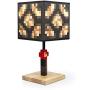 Minecraft Glowstone 14 Inch Corded Desk LED Night Light - Decorative, Fun, Safe & Awesome Bedside Mood Lamp Toy for Baby, Boys, Teen, Adults & Gamers - Best for Homes Bedroom, Living Room Or Office