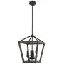 Neady 4-Light Hanging Pendant Light Adjustable Height Chandelier Rustic Metal Pendant Light for Bedroom Kitchen Island Livingroom Farmhouse Foyer