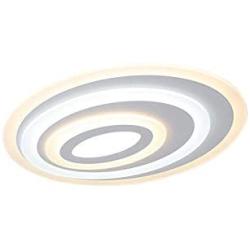 Starry Lighting SL-62819-XXL,Multi-Circle LED Ceiling Light,Modern Flush Mount Oval Ceiling Lighting Fixture LED Ceiling Lamp for Dining Room,Living Room