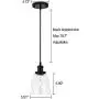 PASSICA DECOR Glass Modern Ceiling Light Vintage Living Room Kitchen Pendant Light