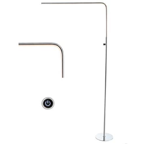 JONATHAN Y JYL7009A Natalie 63'' LED Integrated Floor Lamp Modern,Contemporary for Bedrooms, Living Room, Office, Reading, Chrome JONATHAN Y JYL7009A Natalie 63'' LED Integrated Floor Lamp Modern,Contemporary for Bedrooms, Living Room, Office, Reading, Chrome