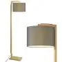 Modern Wood Floor Lamp, Imego Standing Reading Lamp with Hanging Fabric Drum Shade, Tall Pole Lamp for Living Room Bedroom Office Kids Room - Grey Modern Wood Floor Lamp, Imego Standing Reading Lamp with Hanging Fabric Drum Shade, Tall Pole Lamp for Living Room Bedroom Office Kids Room - Grey