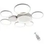 Qamra Modern LED Ceiling Light, Creative Dimmable Flush Mount Lighting Fixture, 3 Color 7 Rings Chandelier with Remote Control for Living Room Kitchen Island Bedroom Dining Room (White,80W) Qamra Modern LED Ceiling Light, Creative Dimmable Flush Mount Lighting Fixture, 3 Color 7 Rings Chandelier with Remote Control for Living Room Kitchen Island Bedroom Dining Room (White,80W)