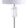 JONATHAN Y JYL1046A Aria 63'' Crystal/Metal LED Floor Lamp Contemporary,Glam,Transitional for Bedrooms, Living Room, Office, Reading, Clear/Chrome