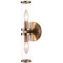 Antique Brass (Gold) Wall Sconces 2-Light Vanity Light Fixture for Hallway Bedroom Living Room and Kitchen