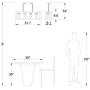 Contemporary Island Lighting 4 Lights Kitchen Hanging Lights for Dining Room, Kitchen Island.
