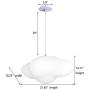 Modern Chandelier Kid Room Ceiling Light Fixtures Gift Lighting for Child Room,Hallway,Closet,Girls Room,Dining Room Lampara