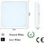 Square LED Ceiling Light Fixture,18W (150 Watt Equivalent) Hallway LED Flush Mount Light,11 Inch 2000lm LED Ceiling Lamp for Kitchen Bathroom,IP65 (Used Outdoor),6500K Bright White