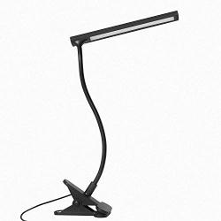 Night Light,LED Clip on Lamp/Light,3 Color Modes,9 Brightness Dimmer,360°Flexible,Eye Protection Reading Light for Desk,Office, Bed and Dorm Room,