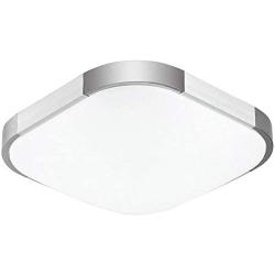 Viugreum 16W 12'' Modern LED Ceiling Light Flush Mount, 6000K Cold White 900LM Square LED Ceiling Lamp Fixtures for Living Room/Kitchen/Bedroom/Dining Room, Commercial or Residential Lighting