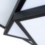 Modern Black Ceiling Lighting Fixture, 30W Flush Mount Black 6500K (Cool White) Square Classic Modern Metal LED Square Ceiling Lamp for Living Room Kitchen Dining Room Modern Black Ceiling Lighting Fixture, 30W Flush Mount Black 6500K (Cool White) Square Classic Modern Metal LED Square Ceiling Lamp for Living Room Kitchen Dining Room