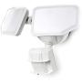 Home Zone Security Motion Sensor Security Light - Outdoor Weatherproof 5000K LED Frosted Lens Flood Lights