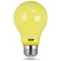 FEIT Electric A19/BUG/LED Non-Dimmable Led Bug Light, 5 W, 120 V, 400 Lumens, 2.35 In Dia, 4'' H x D, Yellow