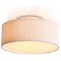 Ceiling Light, 15 Modern Stripe Fabric Pendant Light Shade Flush Mount, Large Drum Lampshade, Lamps for bedrooms, Flush Chrome Matt, 3 Bulbs Ceiling Light, 15 Modern Stripe Fabric Pendant Light Shade Flush Mount, Large Drum Lampshade, Lamps for bedrooms, Flush Chrome Matt, 3 Bulbs