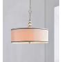 Kenroy Home 91640BS Margot Pendants, 3 Light, Brushed Steel Finish