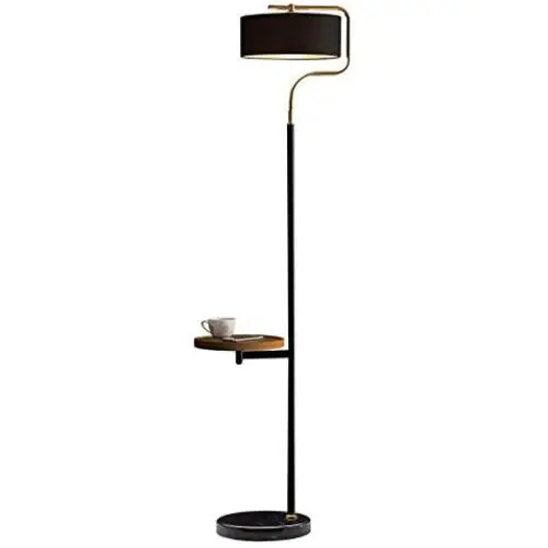 Hsyile KU300244 with USB Charging Ports and Wireless Charging Modern Reading Contemporary Modern Creative Floor Lamp for Living Room Bedroom Office - E26 Bulb Included - with a Table Hsyile KU300244 with USB Charging Ports and Wireless Charging Modern Reading Contemporary Modern Creative Floor Lamp for Living Room Bedroom Office - E26 Bulb Included - with a Table