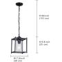 INFRONT Foyer Light Fixtures Ceiling Hanging, Foyer Pendant Lighting Modern, Dining Room Chandelier Brushed Nickel, Dining Light Fixtures Ceiling Hanging Modern, Dining Chandelier Lighting Modern
