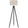 LEPOWER Wood Tripod Floor Lamp, Mid Century Standing Lamp, Standard E26 Lamp Base, Modern Design Floor Reading Lamp for Office, Study Room, Living Room and Bedroom(Walnut)