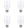 Hisoo 9W LED Full Spectrum Light Bulb Light Therapy Lamp Bulb High CRI Cool White Natural Sunlight Bulb Eye-Care Dimmable Light Lamp Happy Light for Study Office Bedroom Living Room (4pack)