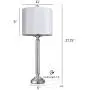 OYEARS Crystal Table Lamp Set of 2 for Living Room Bedroom 27.75“ Modern Buffet Table Lamps for Dining Room with Fabric Drum Shade White OYEARS Crystal Table Lamp Set of 2 for Living Room Bedroom 27.75“ Modern Buffet Table Lamps for Dining Room with Fabric Drum Shade White