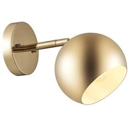 SOTTAE Adjustable Mid Century Gold Wall Sconce Lighting Fixtures Wall Light,Metal Wall Sconce Globe Wall Mount Light Wall Light Fixtures, Wall Lamps for Living Room,Outdoor,Farmhouse