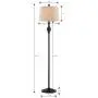 Maxax Floor Lamp, Modern Standing Lighting Dimmable Reading Standing Lamp with Oatmeal Lampshade for Living Bedroom Reading Room, Black Maxax Floor Lamp, Modern Standing Lighting Dimmable Reading Standing Lamp with Oatmeal Lampshade for Living Bedroom Reading Room, Black