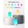 Table Lamp LED Touch Bedside Lamp Nightstand lamp Night Lights, TECKIN Desk Lamps Dimmable Warm White Light & Color Changing RGB lamps for Bedrooms, Living Rooms and Office Table Lamp LED Touch Bedside Lamp Nightstand lamp Night Lights, TECKIN Desk Lamps Dimmable Warm White Light & Color Changing RGB lamps for Bedrooms, Living Rooms and Office