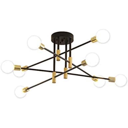 Sputnik Chandelier Mid Century Modern Nordic E26 LED Pendant Lighting Edison 4/6/8 Lights Chandeliers Ceiling Light Fixture Black Light for Living Room,Kitchen,Bedroom,Dining Room Sputnik Chandelier Mid Century Modern Nordic E26 LED Pendant Lighting Edison 4/6/8 Lights Chandeliers Ceiling Light Fixture Black Light for Living Room,Kitchen,Bedroom,Dining Room