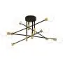 Sputnik Chandelier Mid Century Modern Nordic E26 LED Pendant Lighting Edison 4/6/8 Lights Chandeliers Ceiling Light Fixture Black Light for Living Room,Kitchen,Bedroom,Dining Room