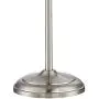 Ellery Modern Torchiere Floor Lamp 3-Light Brushed Steel Frosted White Glass Shades for Living Room Reading Bedroom Office - 360 Lighting Ellery Modern Torchiere Floor Lamp 3-Light Brushed Steel Frosted White Glass Shades for Living Room Reading Bedroom Office - 360 Lighting