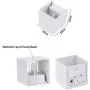 OOWOLF Sconce Set of 2 LED Wall Lamp, 3000K Warm White Up and Down Outdoor Indoor, Waterproof IP65 Aluminum LED Wall Lighting, Replaceable G9 LED Bulb, 100V-240V for Bathroom, Hallway, Patio White