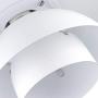 TFCFL Modern Pendant Light, 15'' PH 4/3 Aluminum Mini Suspension Chandelier Umbrellas Ceiling Hanging Lights for Dining Room Living Room Kitchen Restaurant (White)